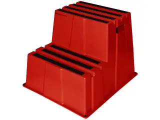 Skammel 2-trin Rød Ny model