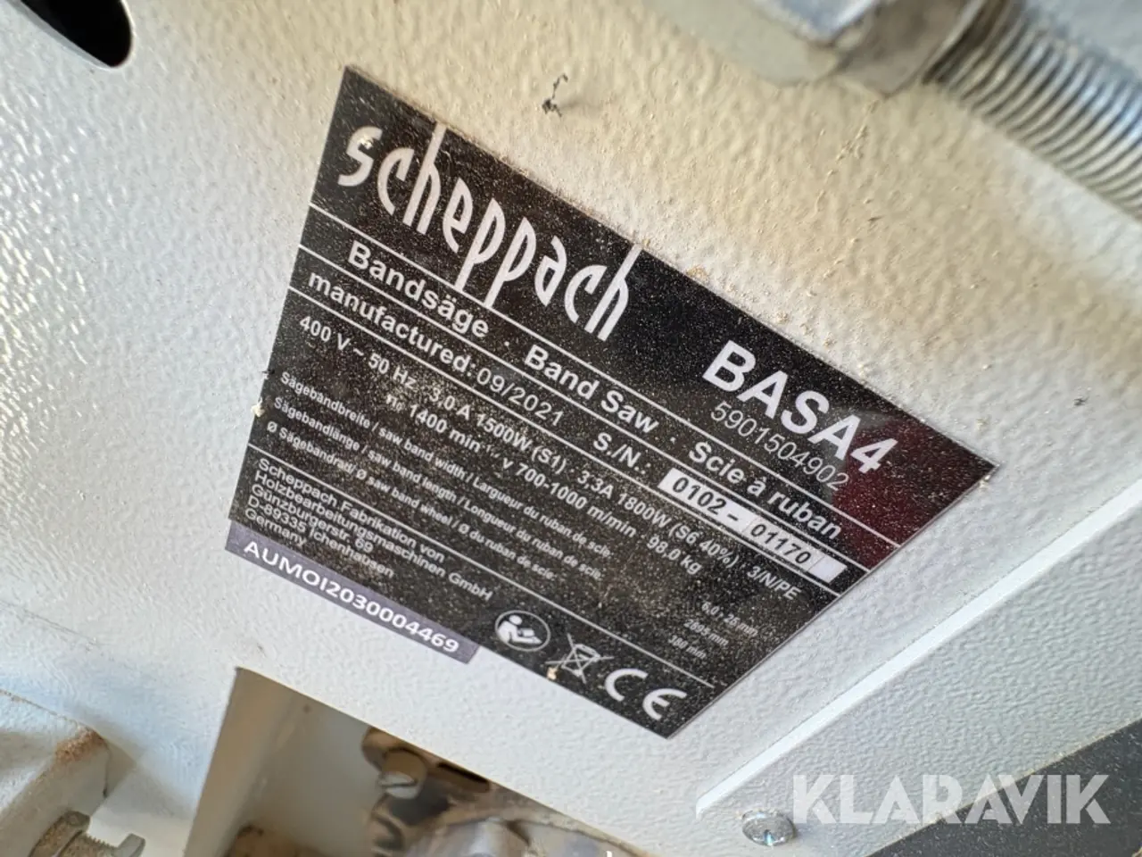 Billede 5 - Båndsav Sheppach BASA4