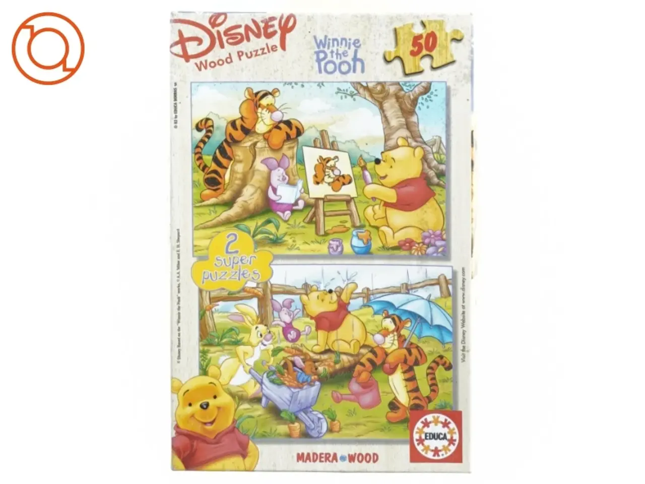 Billede 1 - Winnie the pooh puslespil fra En Duca (str. 25 x 17 cm)