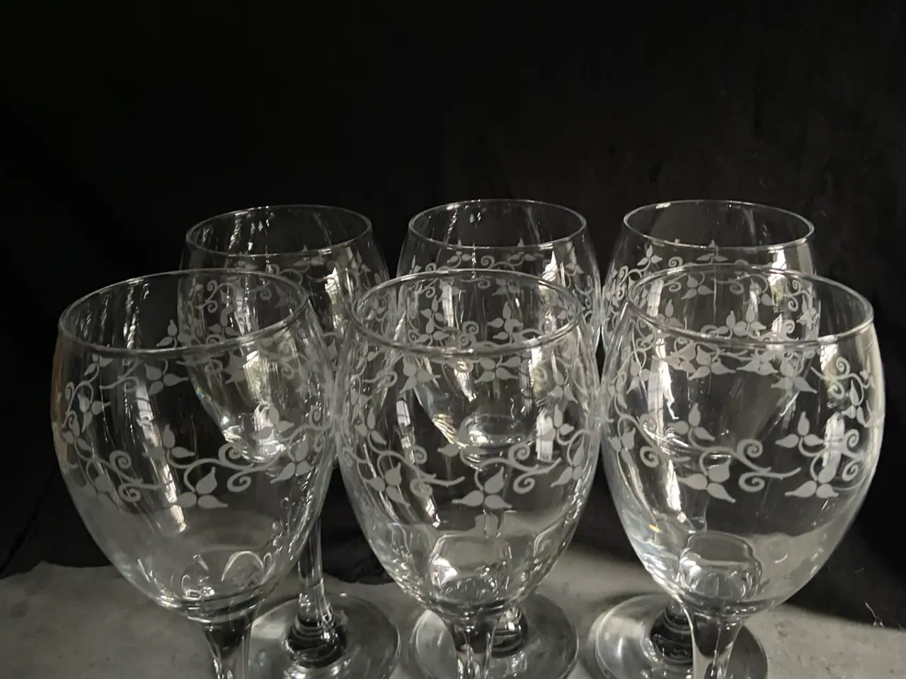 Billede 2 - 6 Hvidvin Glas