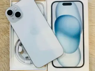 Iphone 15 | 128 gb blue | Helt ny