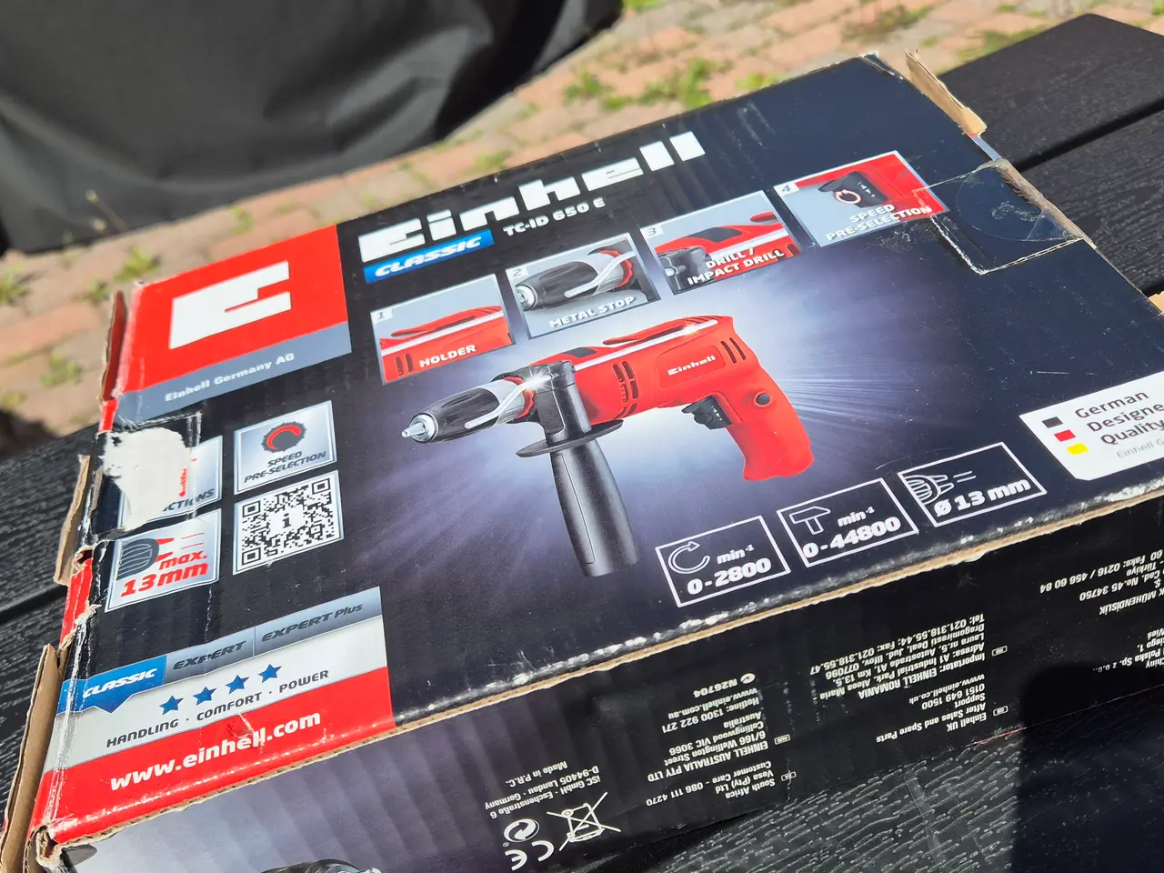 Billede 1 - Einhell TC-ID 650 E Slagboremaskine Elektrisk Bore