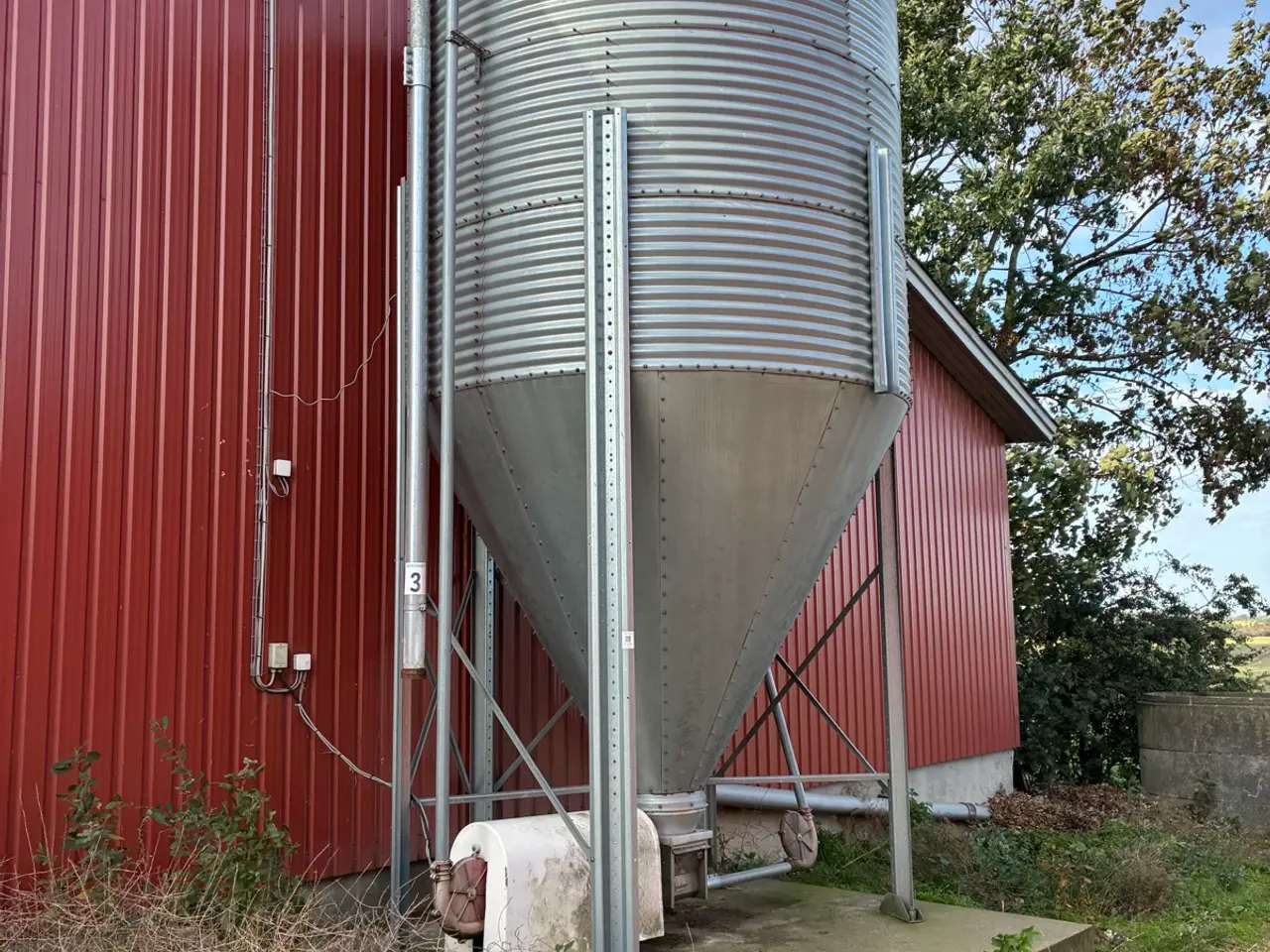 Billede 1 - Fodersilo 12 tons.