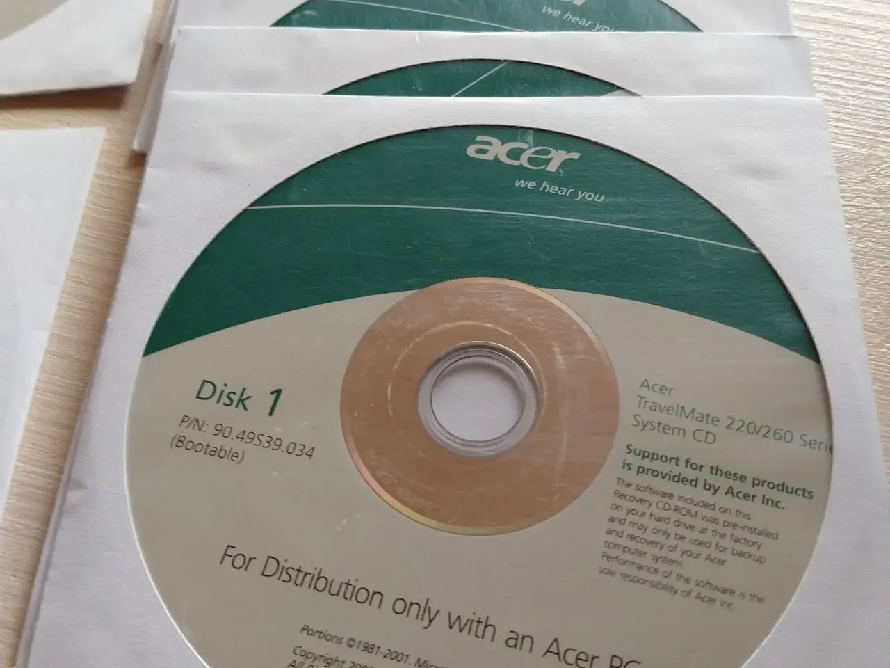 Billede 3 - acer 220/260