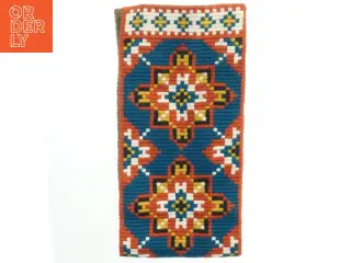 Vævet bordløber med geometrisk mønster (str. 80x20 cm)