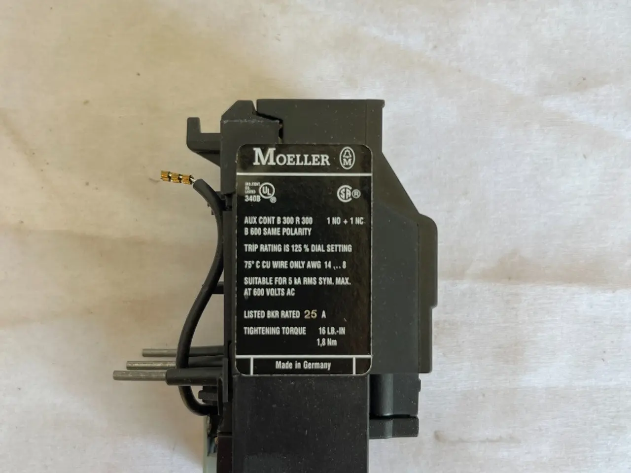 Billede 6 - Moeller Z00-6 Motor Overload relæ 4-6A ny