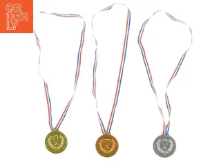 Sæt af medaljer (str. 3 stk 50 cm)