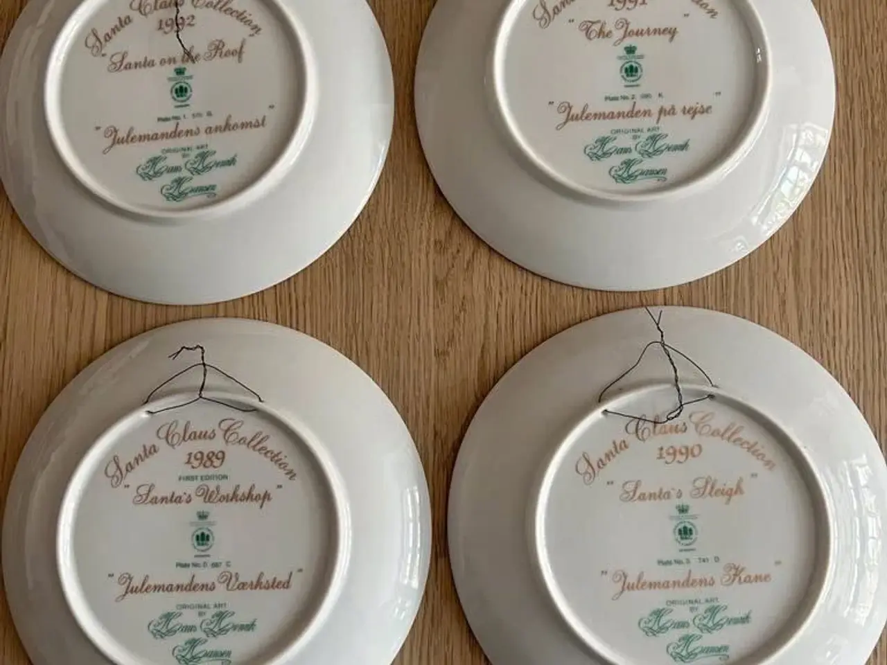 Billede 2 - 3 Bing & Grøndahl Santa Claus Collection platter
