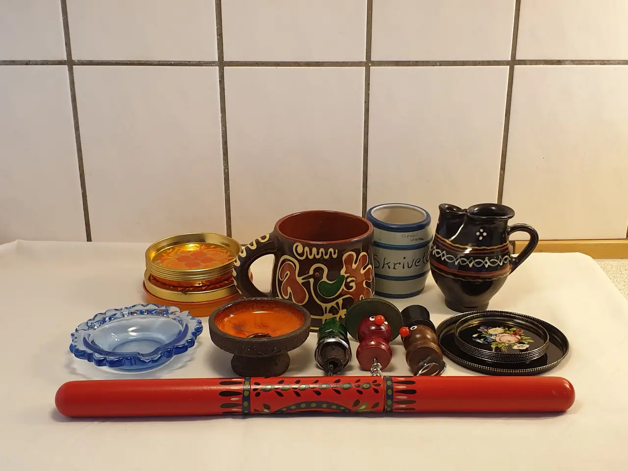 Billede 1 - Brugskunst 1stk5kr 3stk10kr