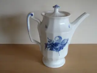 Vase/Kaffekande Blå blomst - sender gerne