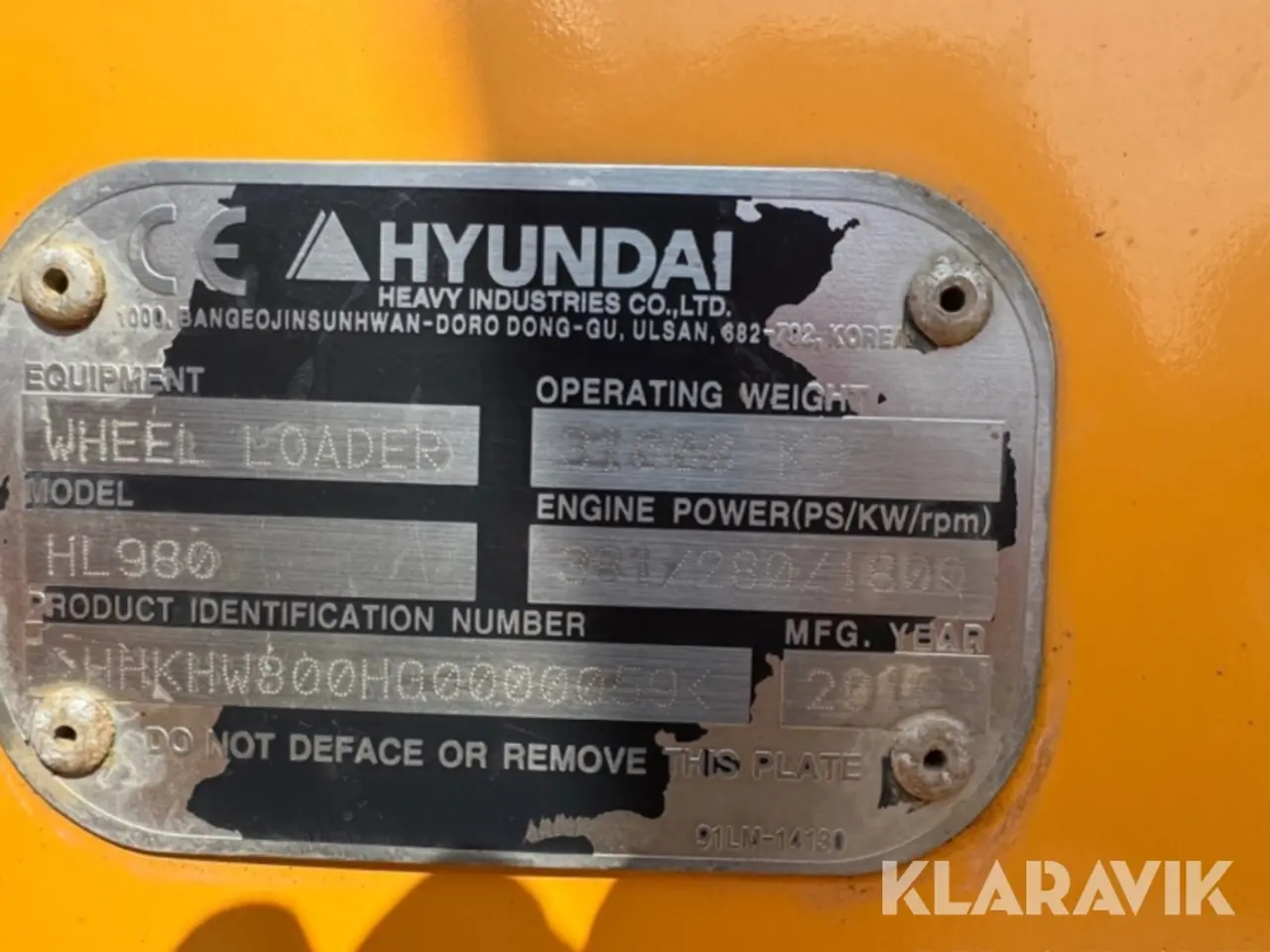 Billede 5 - Gummiged Hyundai HL980