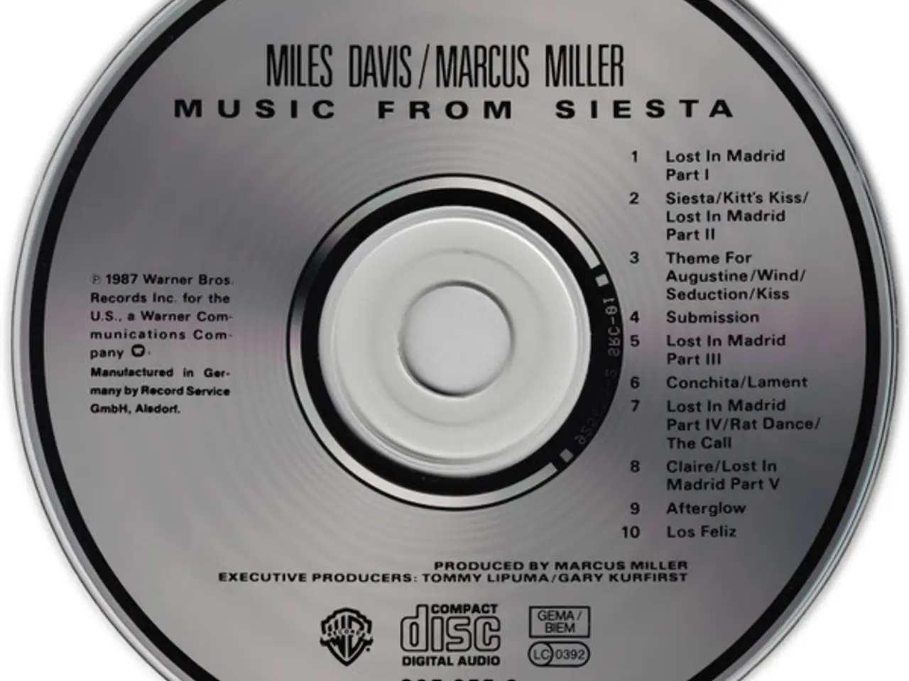 Billede 3 - Miles Davis / Marcus… – Music From Siesta – CD