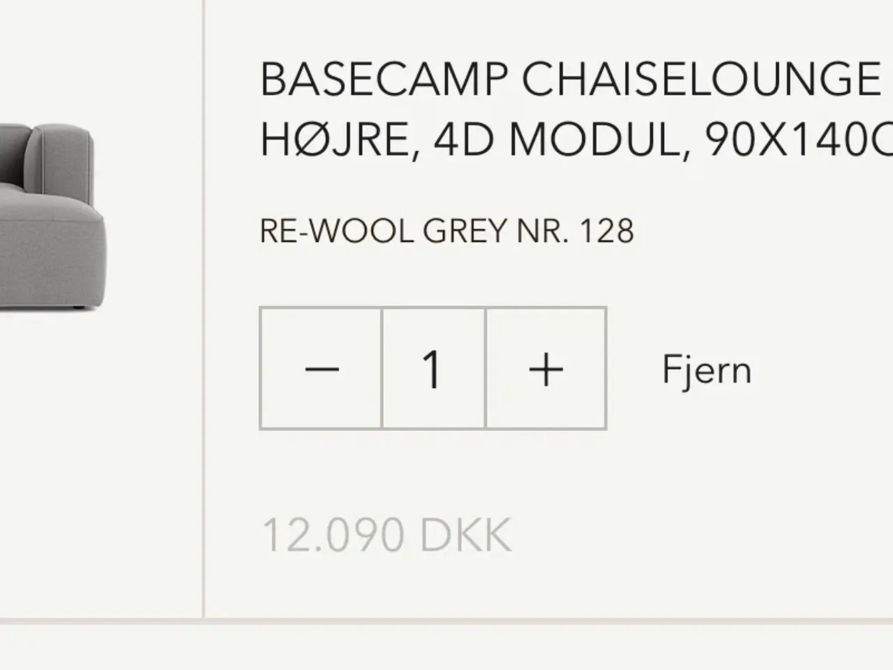 Billede 4 - Make Nordic Chaiselounge model + gratis moduler