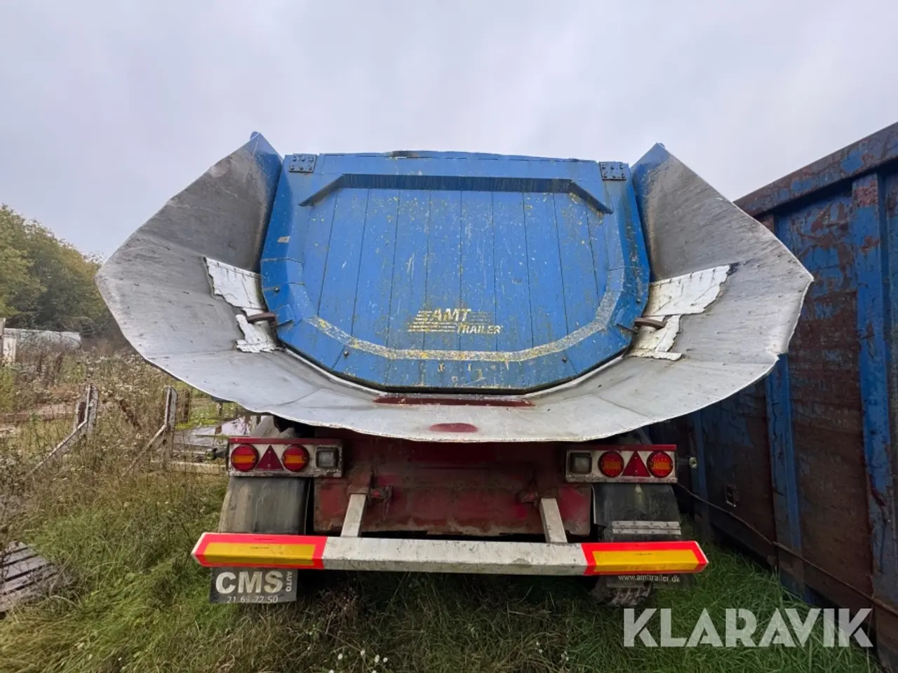 Billede 5 - Tip-sættevogn MTD S340, 3 aksler, AMT Trailer
