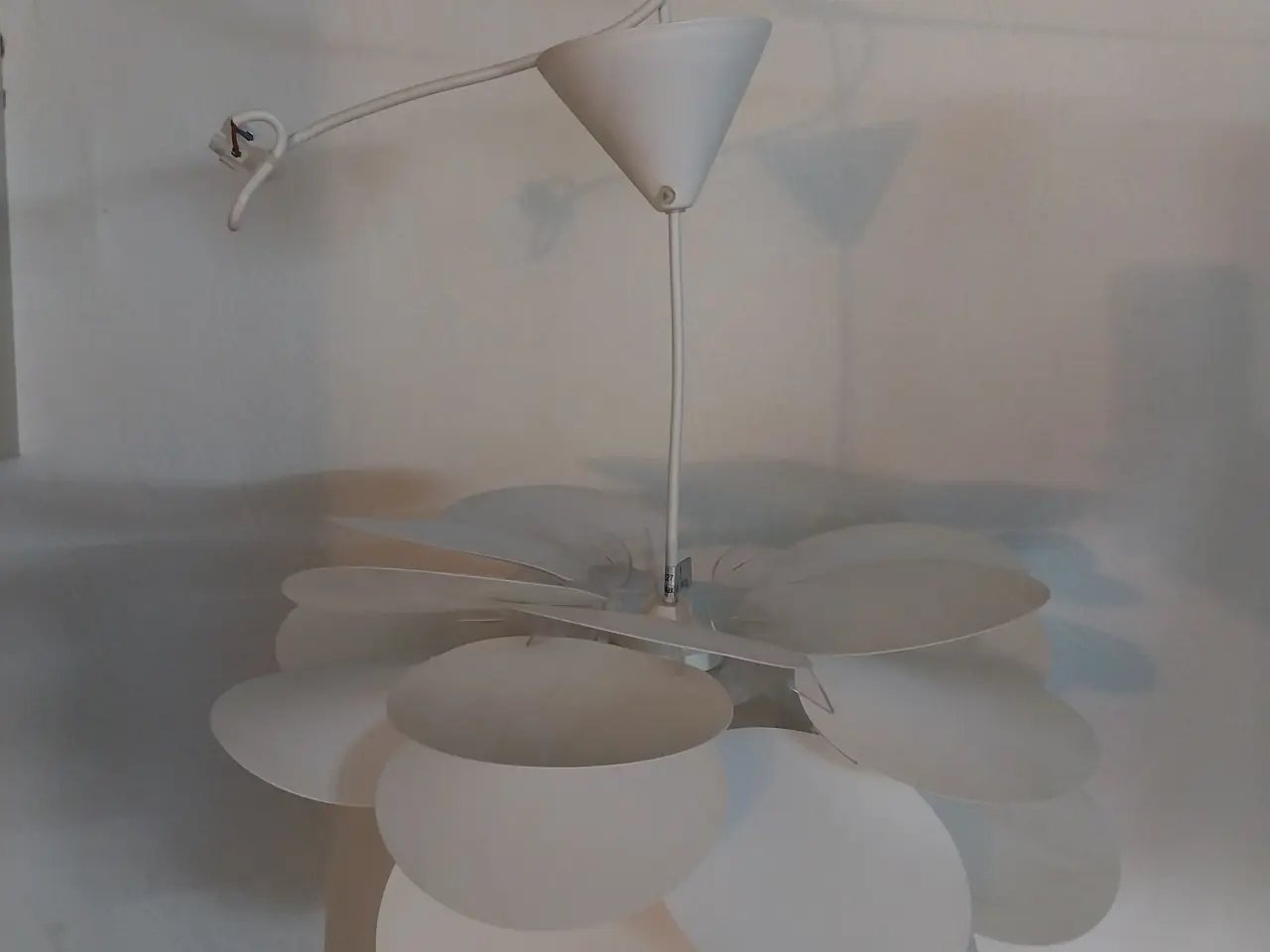 Billede 2 - Loftlampe hvid