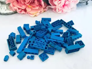 Lego, blandet, blå