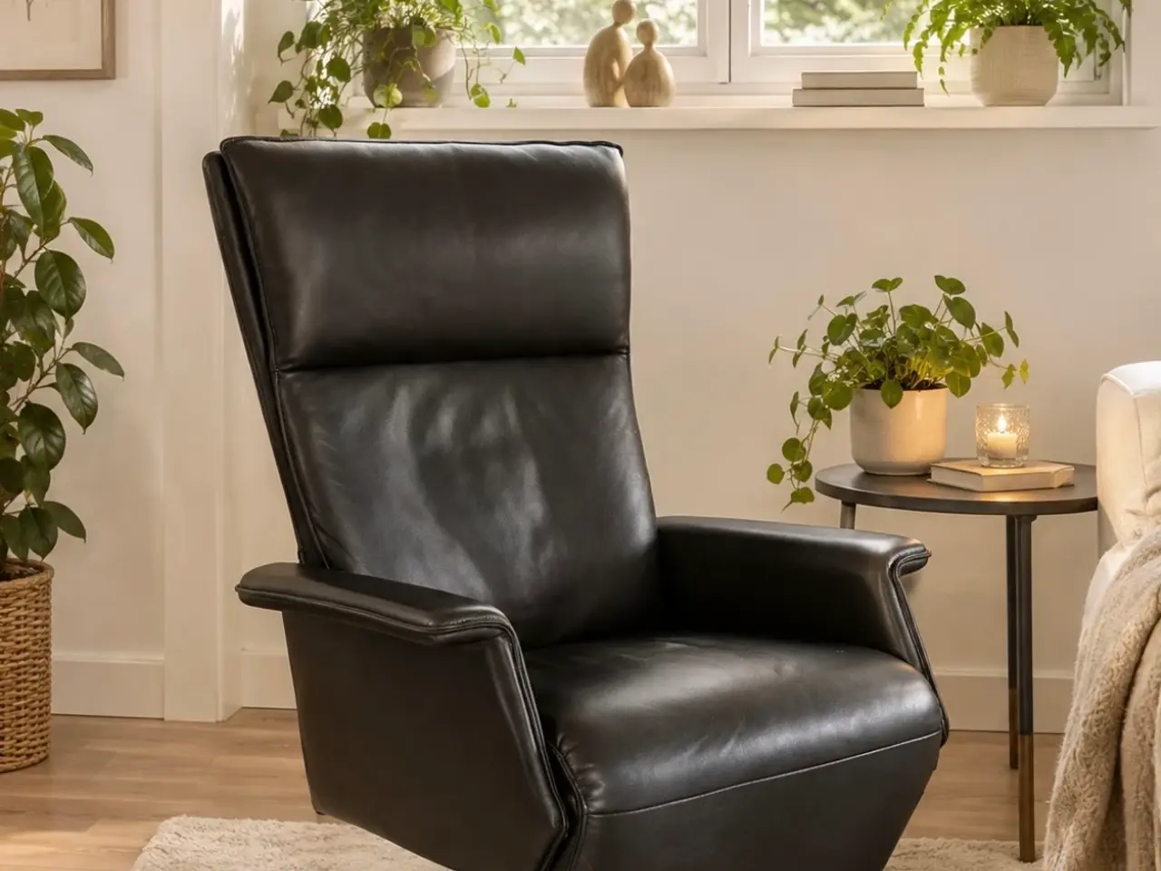 Billede 2 - Eksklusiv Berg Furniture Ceto/Alto i sort læder.