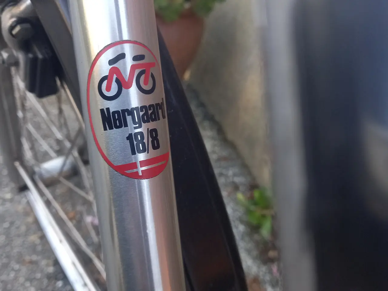 Billede 6 - Erik Nørgaard 18-8 cykel med kongekrone på ringekl