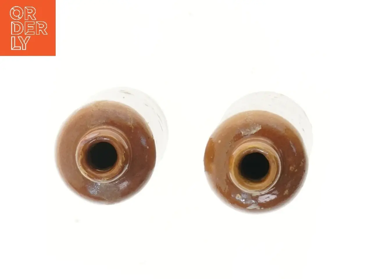 Billede 2 - To originale keramik design flasker (str. 2 stk 17,5 cm)