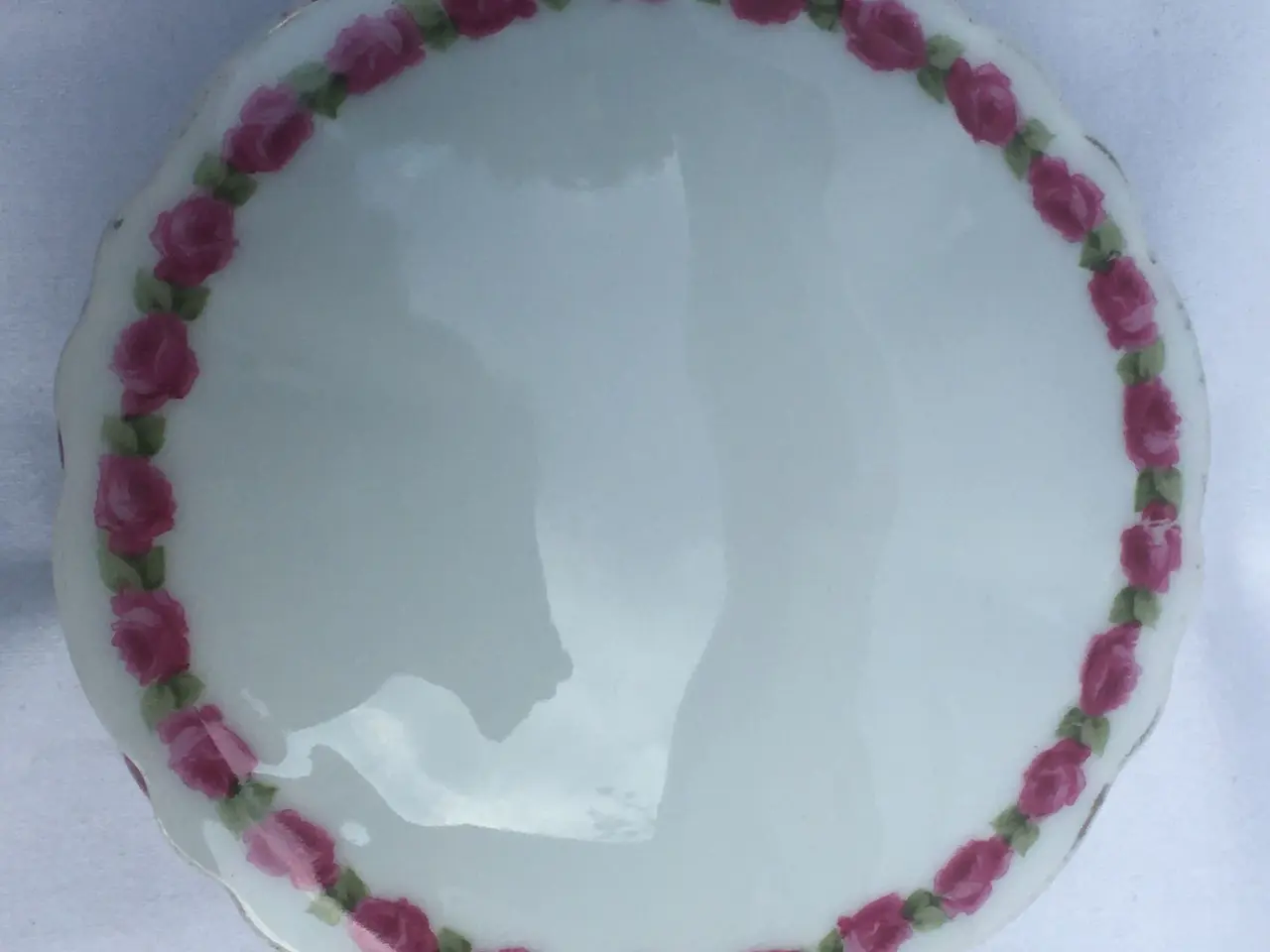 Billede 6 - Rund porcelæn bonbonniere