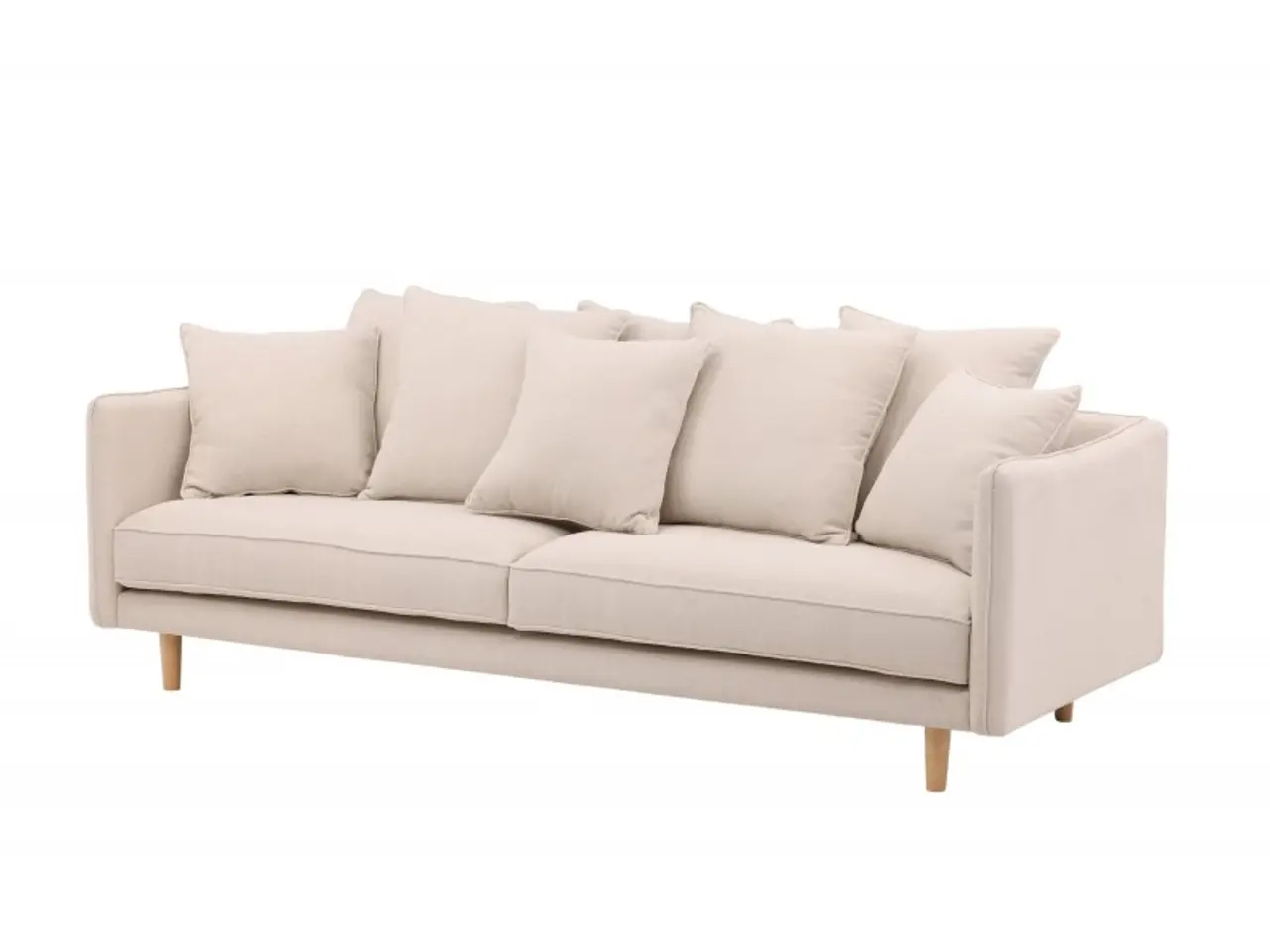 Billede 6 - Segelskaren 3 personers Sofa  - Beige Stof