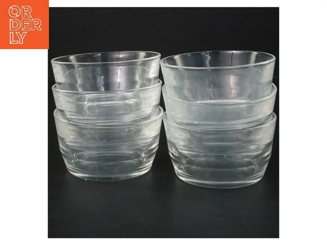 Billede 1 - Glas skåle sæt (str. 6 styk, ø 10 cm)