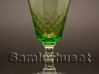 Eaton Hvidvinsglas, grøn. H:128 mm.