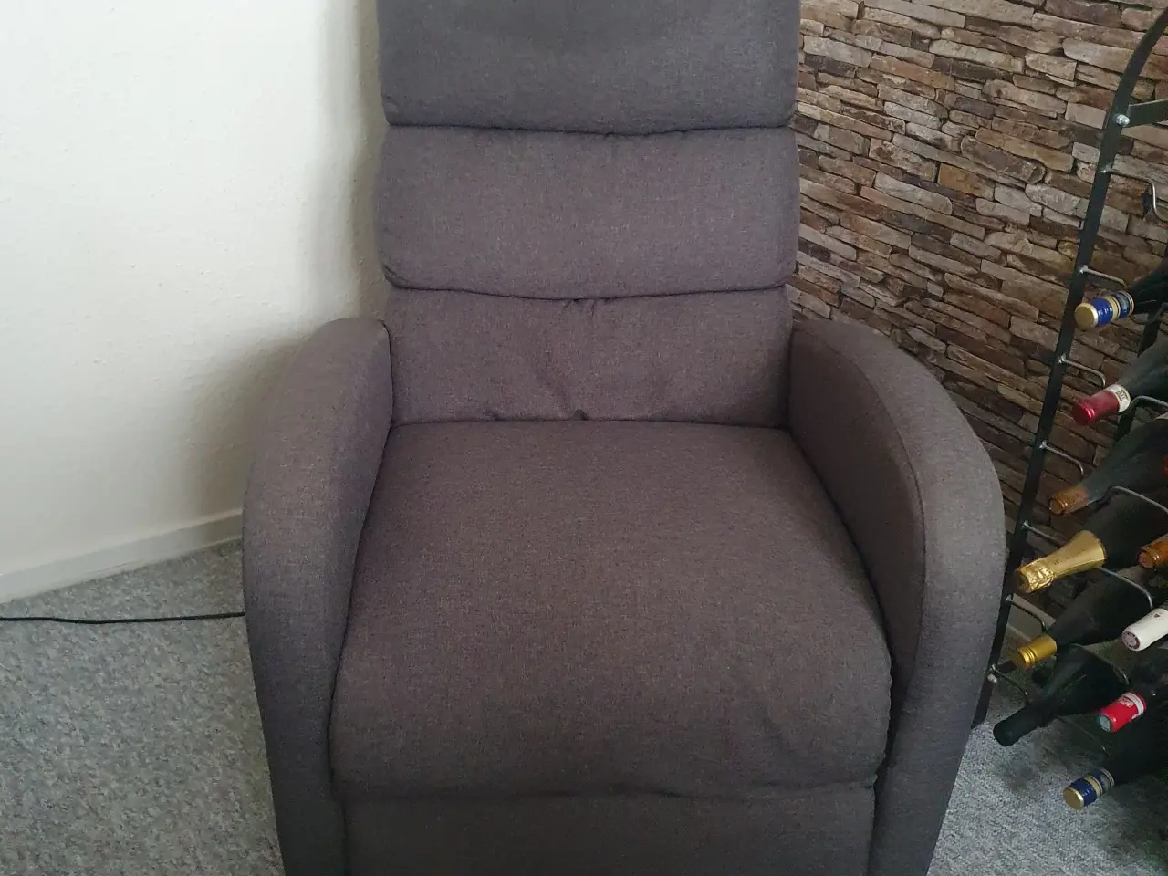 Billede 1 - Grå Recliner lænestol. 