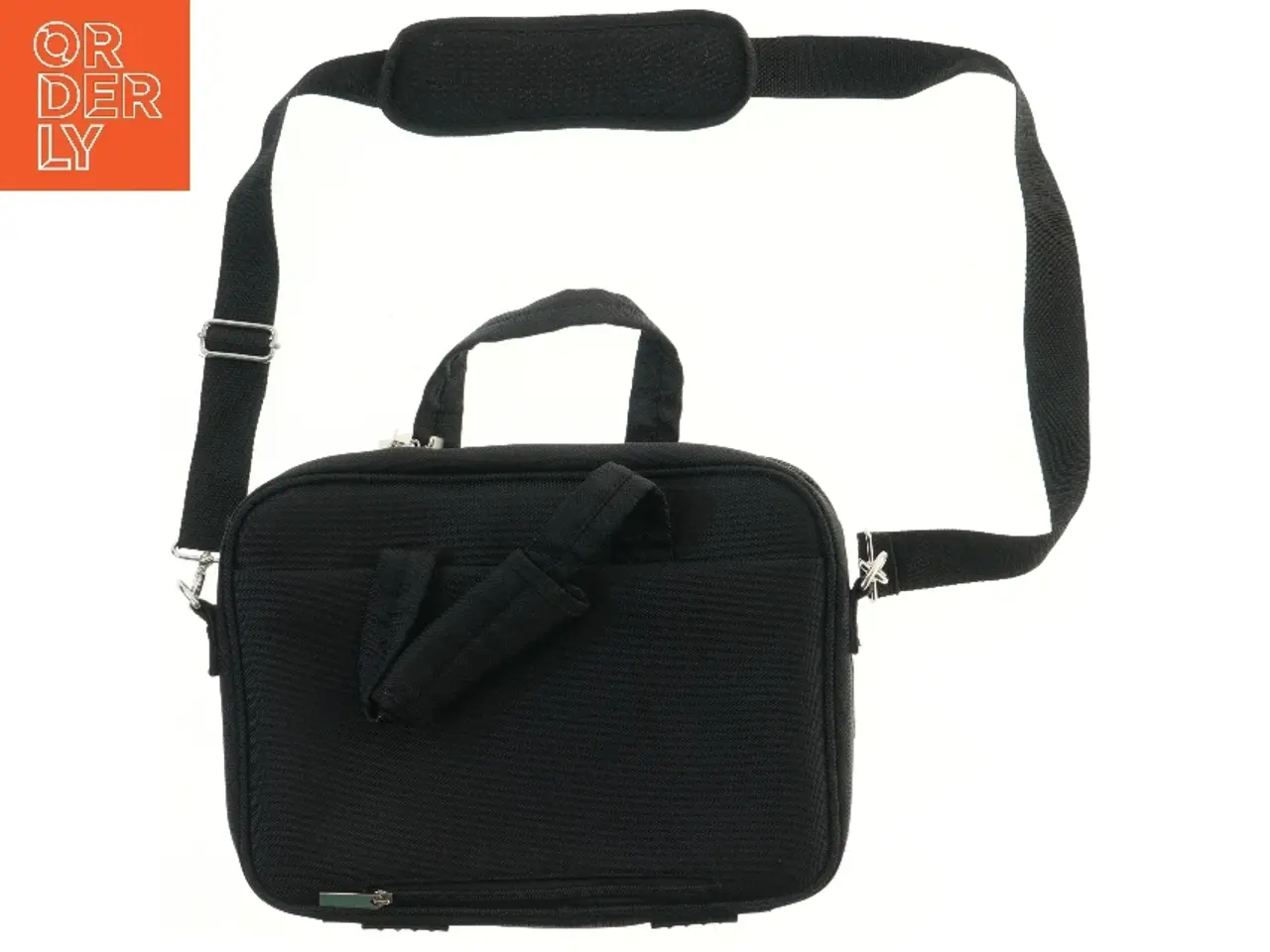 Billede 2 - Sort skuldertaske til laptop (str. 36x27 cm)