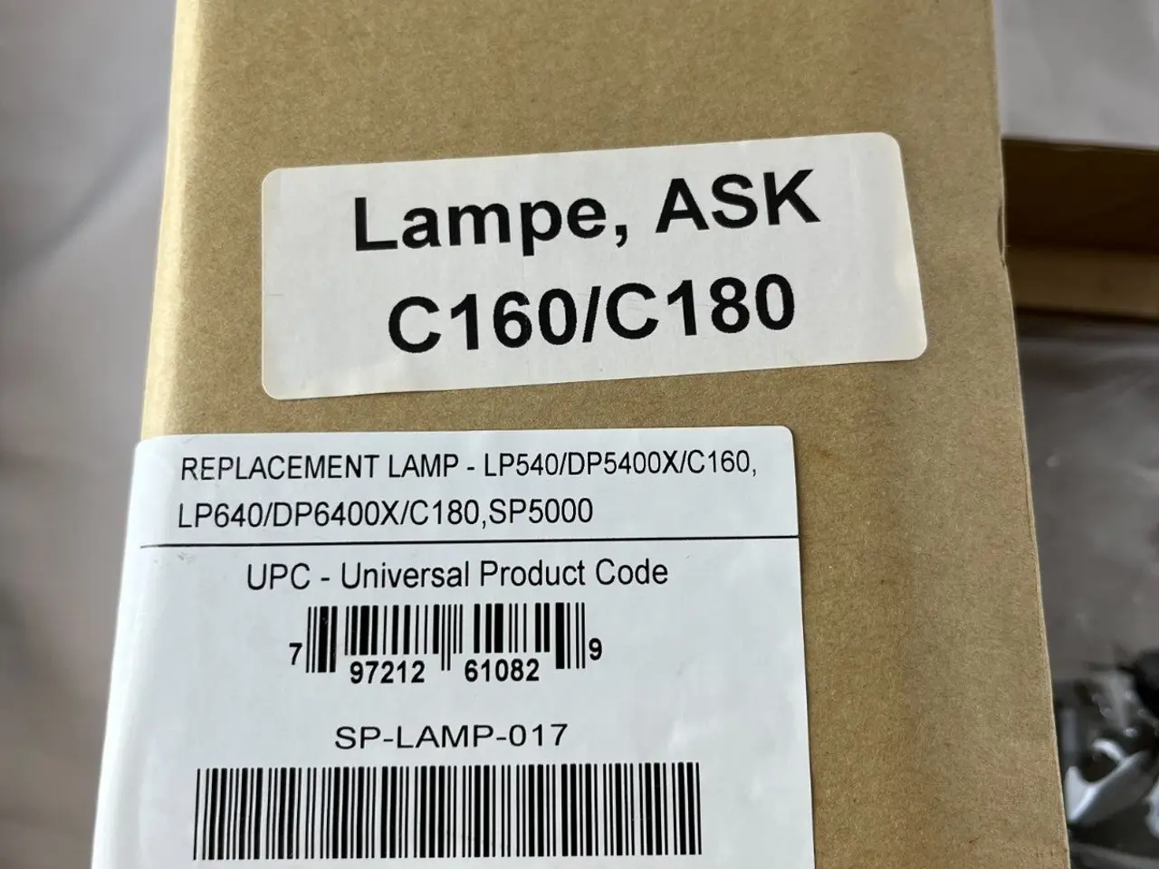 Billede 3 - ASK SP-LAMP-017 Replacement Projector Lamp modul