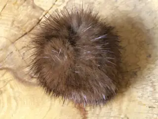 Pompon i ÆGTE MINK