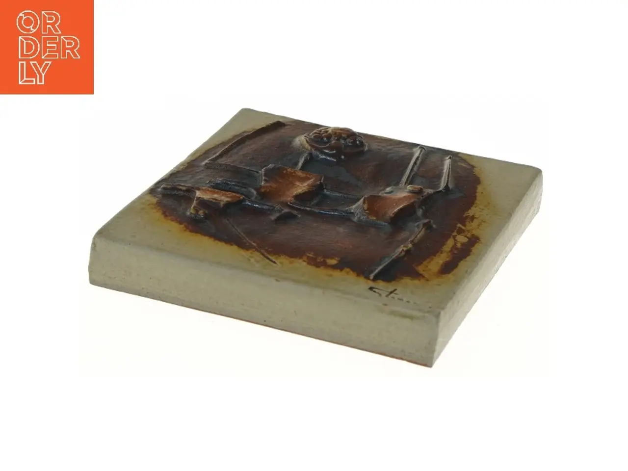 Billede 3 - Keramisk relief (str. 16x15 cm)