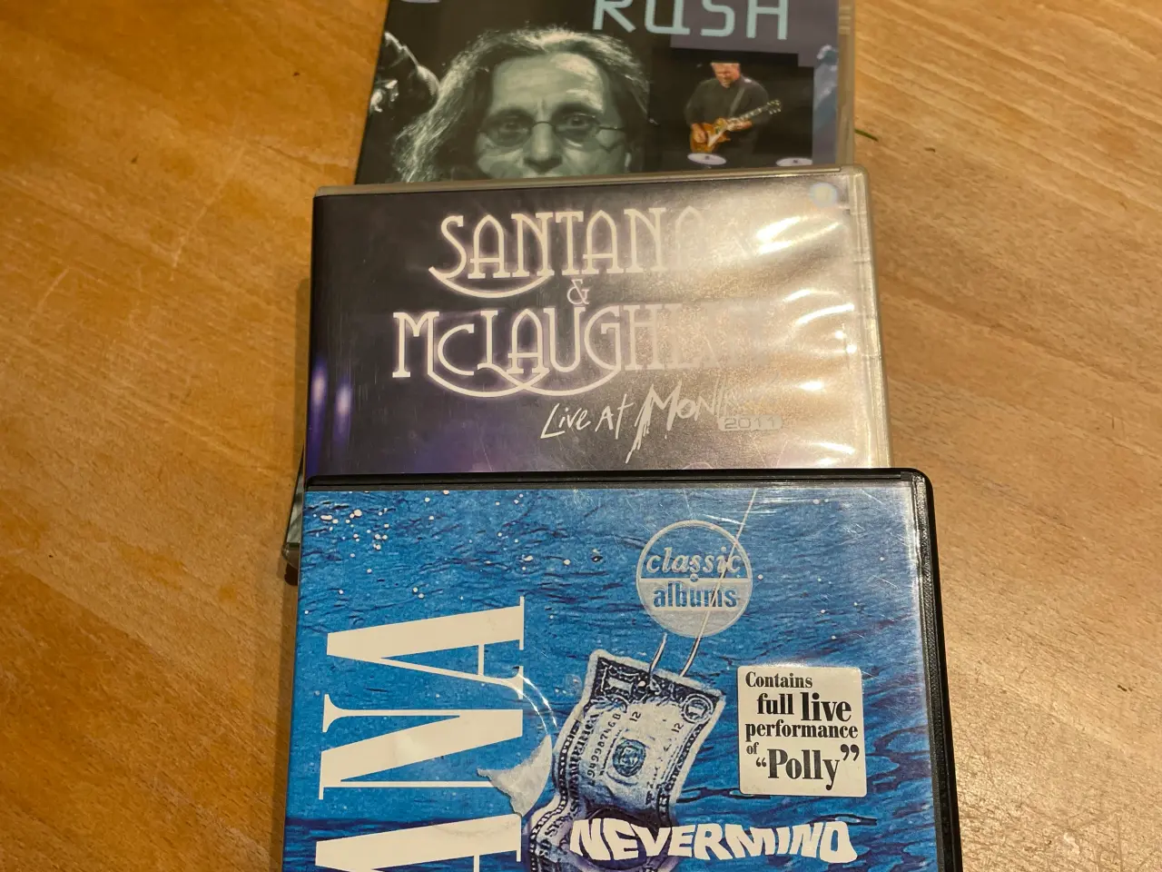 Billede 1 - Musik dvd: Rush, Santana, Nirvana