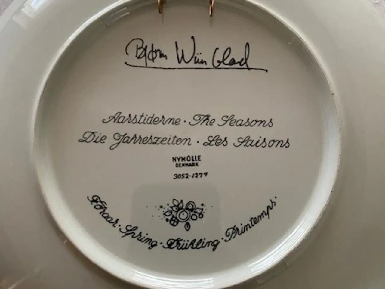 Billede 1 - Bjørn Wiienblad de 4 årstider 27cm