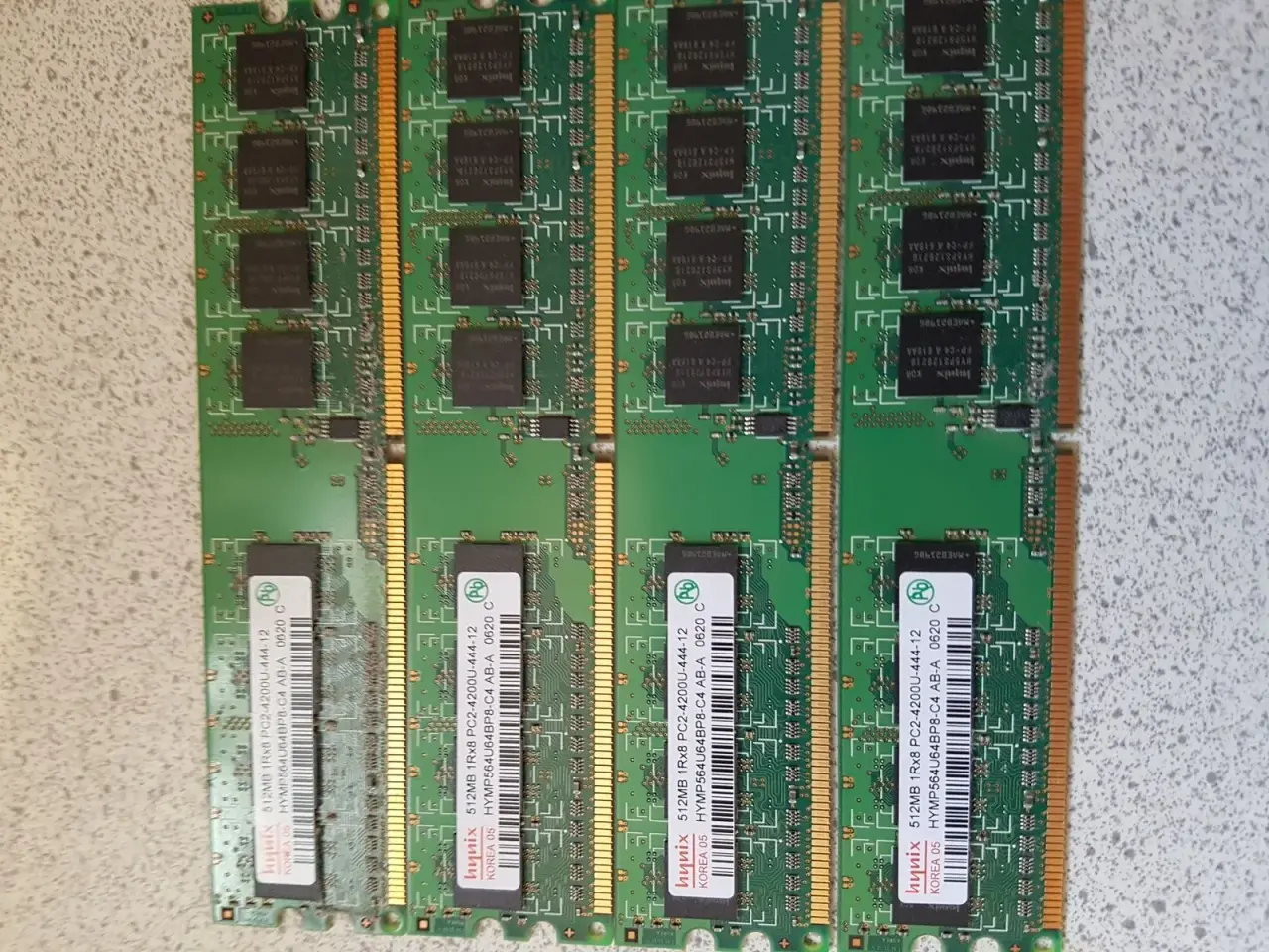Billede 2 - 4x512mb ram ddr2 til stationær pc.