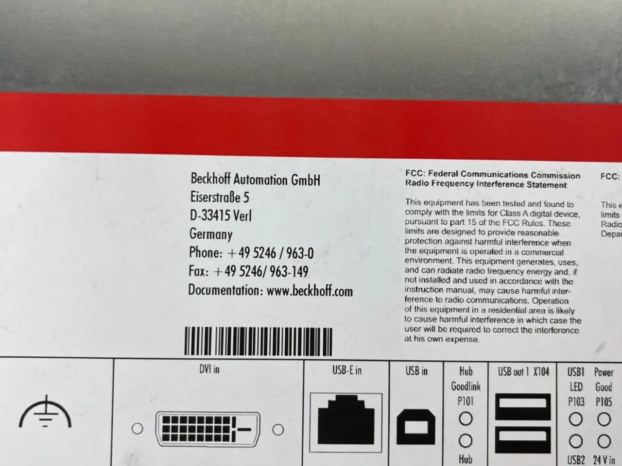 Billede 10 - Beckhoff CP6902-0001-0000 15" ELO Accutouch HMI DC