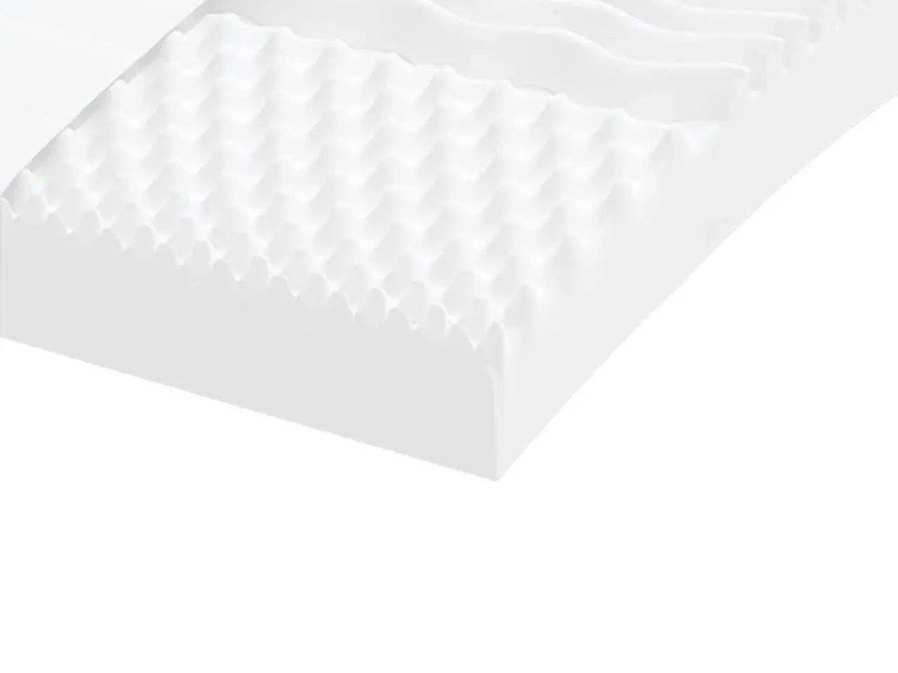 Billede 7 - Skummadrasser 2 stk. 80x200 cm 7 zoner hårdhed 20 ILD hvid