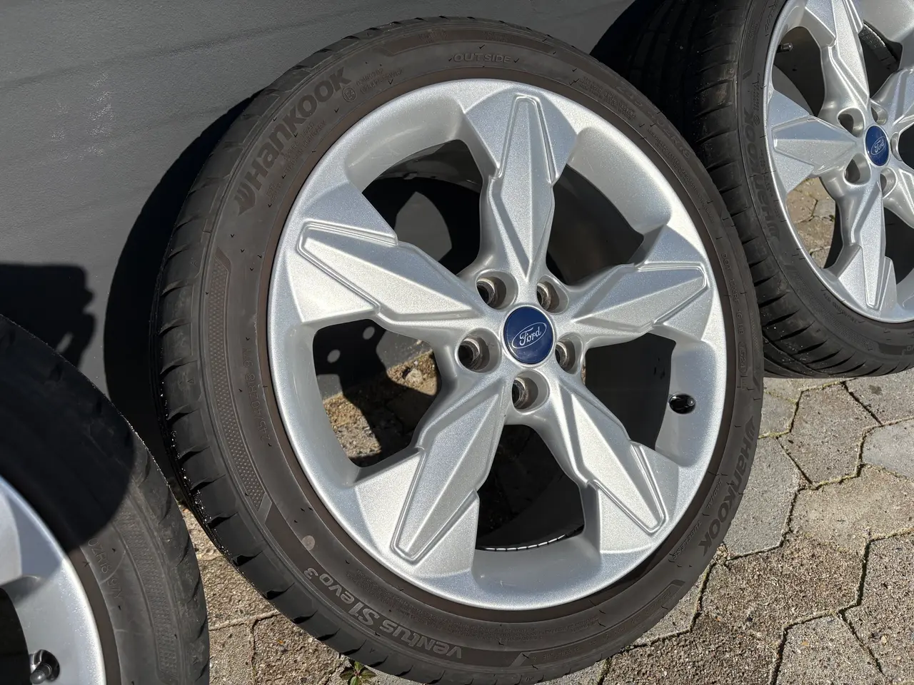 Billede 5 - 18" Org. Ford Alufælge m/gode Hankook Sommerdæk