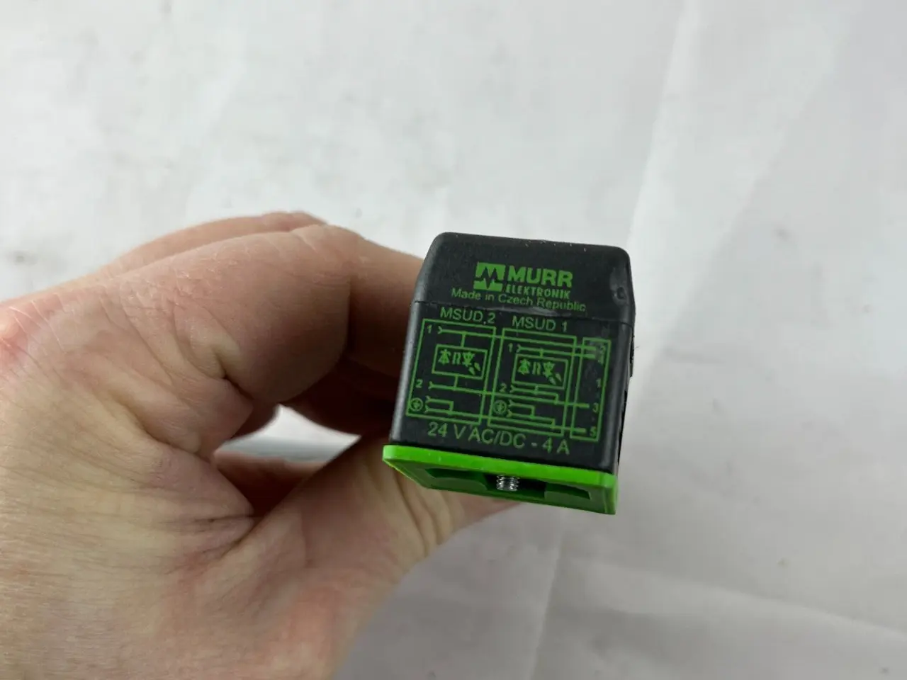 Billede 3 - Murr Elektronik MSUD Double ventil stik M12 kabel