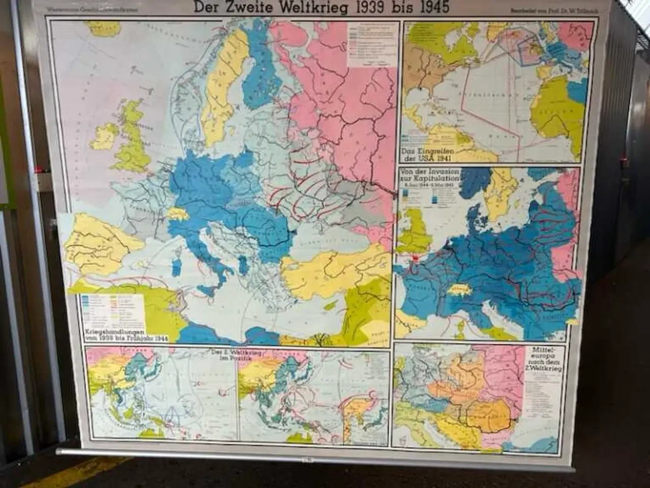 Billede 1 - Skolekort - 2 Weltkrieg 1940-45