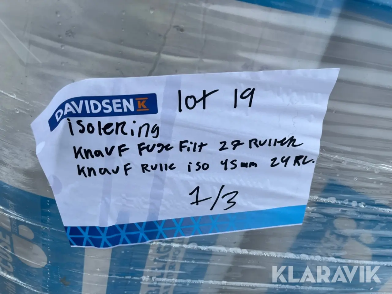 Billede 7 - Isolering Knauf 45mm 24 ruller