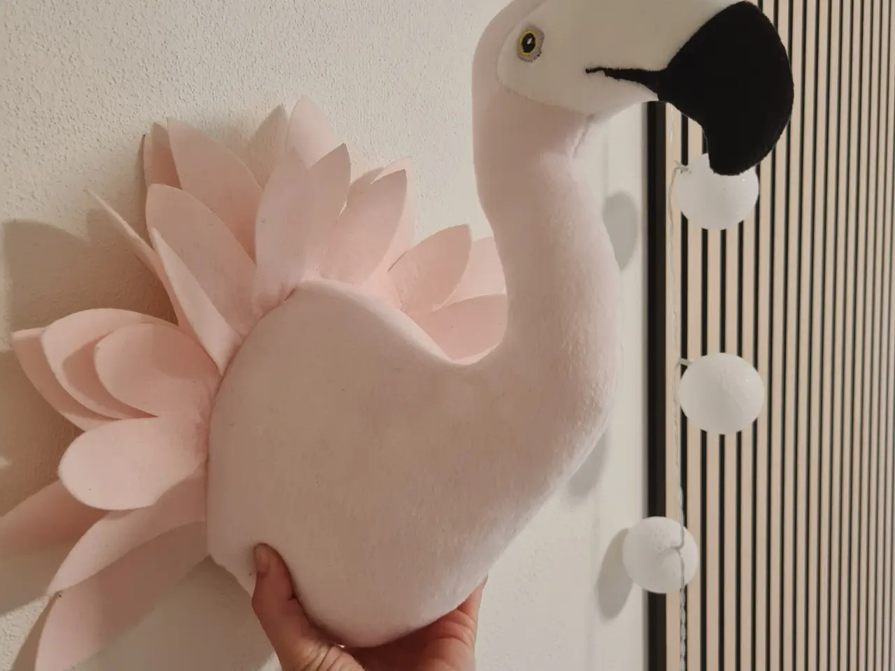 Billede 1 - Trofæ til børneværelset - flamingo