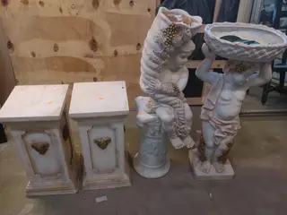 5 stk. udstillings skulptur letvægt