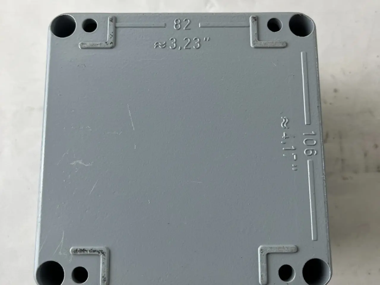 Billede 7 - ABS Junction Box 82x106mm Grey kabinet IP Rated