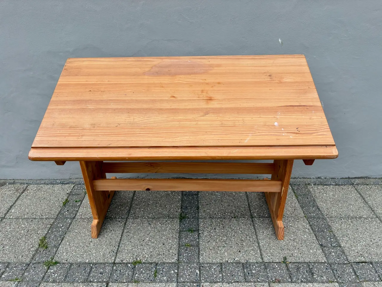 Billede 5 - SOLGT Fyrretræ arkitektbord/arbejdsbord