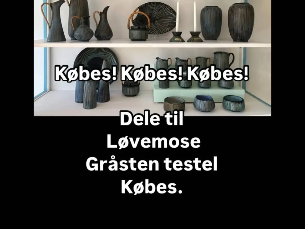 Billede 1 - Løvemose Gråsten testel Købes!