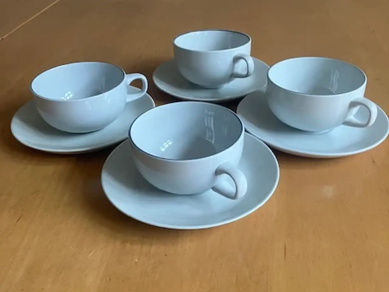 Billede 1 - Royal Copenhagen Blåkant kaffekopper