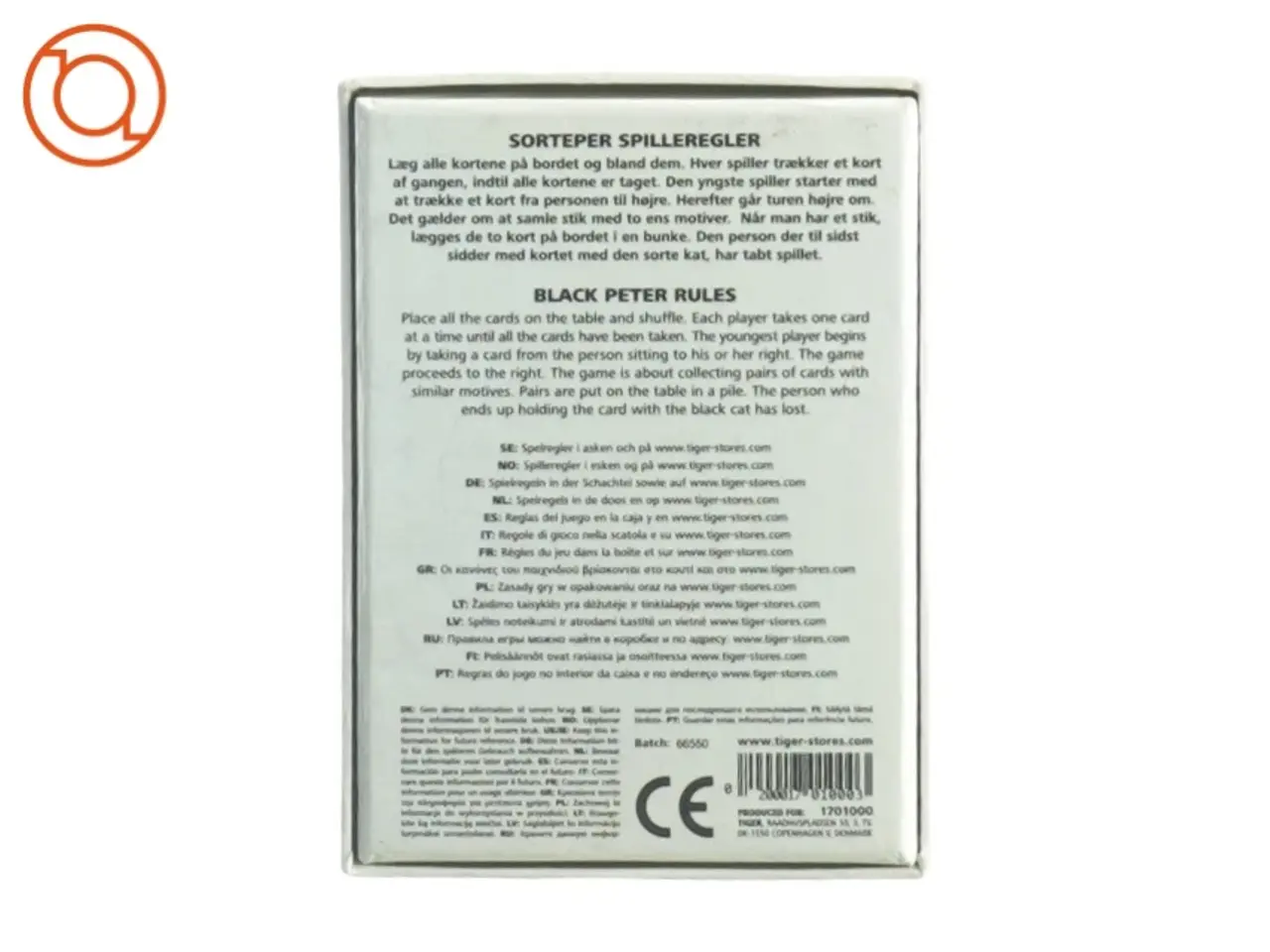 Billede 2 - Sorteper black peter fra Tiger (str. 13 x 10)