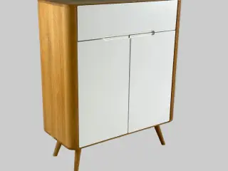 Gazzda Ena Skab – Hvid/Natur 90x42x110 cm