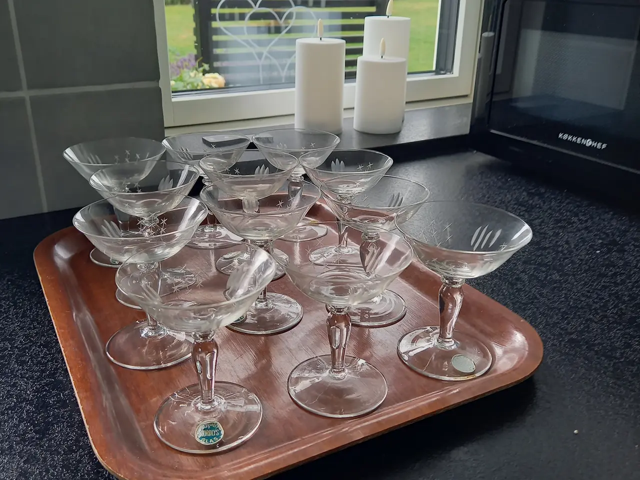 Billede 1 - Likørglas norlys